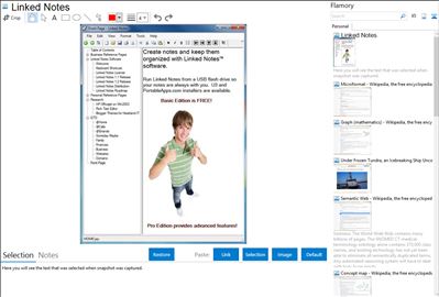 Linked Notes - Flamory bookmarks and screenshots