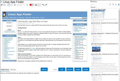 Linux App Finder - Flamory bookmarks and screenshots