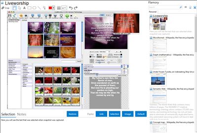 Liveworship - Flamory bookmarks and screenshots
