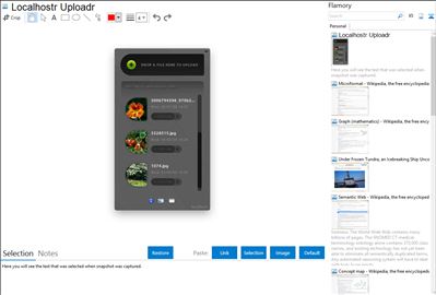 Localhostr Uploadr - Flamory bookmarks and screenshots