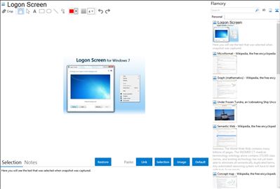 Logon Screen - Flamory bookmarks and screenshots