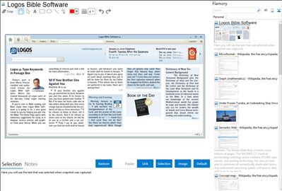 Logos Bible Software - Flamory bookmarks and screenshots