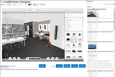 LoveMyHome Designer - Flamory bookmarks and screenshots