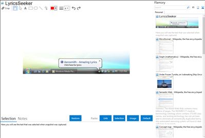LyricsSeeker - Flamory bookmarks and screenshots