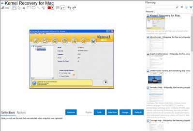 Kernel Recovery for Mac - Flamory bookmarks and screenshots