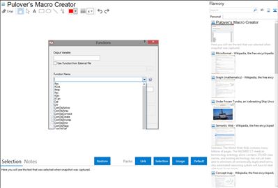 Pulover’s Macro Creator - Flamory bookmarks and screenshots