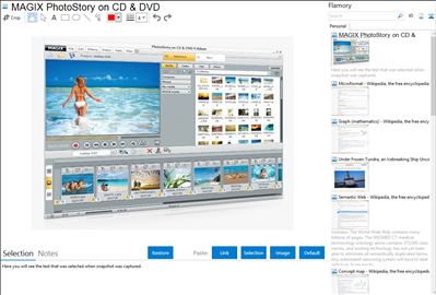 MAGIX PhotoStory on CD & DVD - Flamory bookmarks and screenshots