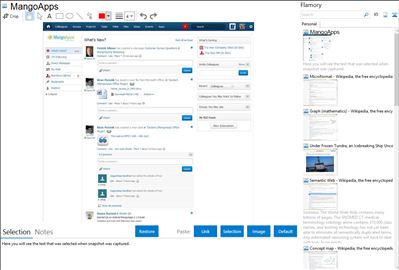 MangoApps - Flamory bookmarks and screenshots