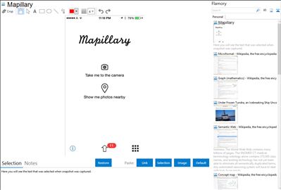 Mapillary - Flamory bookmarks and screenshots
