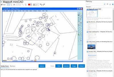 Mapsoft miniCAD - Flamory bookmarks and screenshots