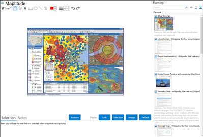 Maptitude - Flamory bookmarks and screenshots