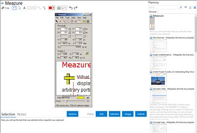 Meazure - Flamory bookmarks and screenshots