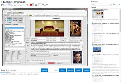 Media Companion - Flamory bookmarks and screenshots