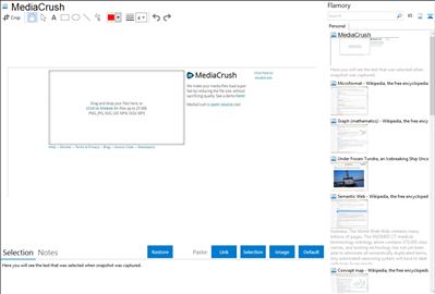 MediaCrush - Flamory bookmarks and screenshots