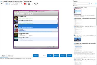 MediaHuman Audio Converter - Flamory bookmarks and screenshots