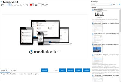 Mediatoolkit - Flamory bookmarks and screenshots