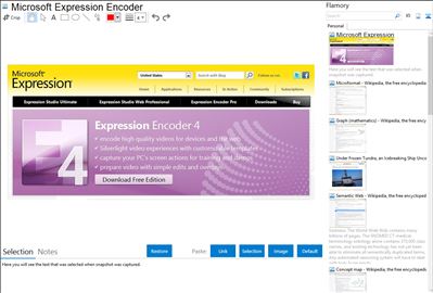 Microsoft Expression Encoder - Flamory bookmarks and screenshots