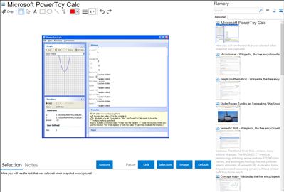 Microsoft PowerToy Calc - Flamory bookmarks and screenshots