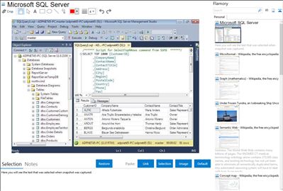Microsoft SQL Server - Flamory bookmarks and screenshots