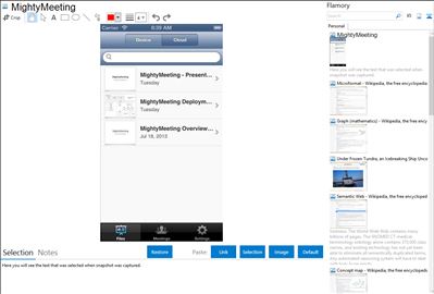 MightyMeeting - Flamory bookmarks and screenshots