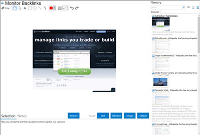 Monitor Backlinks - Flamory bookmarks and screenshots