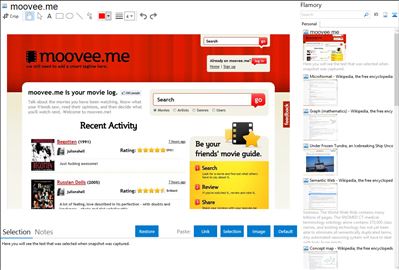 moovee.me - Flamory bookmarks and screenshots