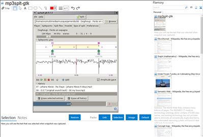 mp3splt-gtk - Flamory bookmarks and screenshots