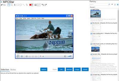 MPCStar - Flamory bookmarks and screenshots