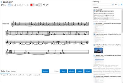 music21 - Flamory bookmarks and screenshots