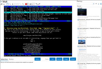 Mutt - Flamory bookmarks and screenshots