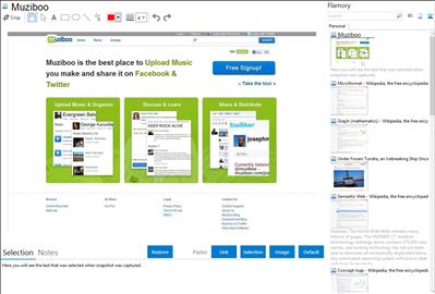 Muziboo - Flamory bookmarks and screenshots