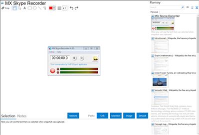 MX Skype Recorder - Flamory bookmarks and screenshots