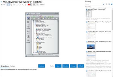MyLanViewer Network/IP Scanner - Flamory bookmarks and screenshots