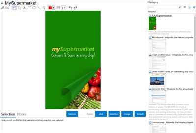 MySupermarket - Flamory bookmarks and screenshots