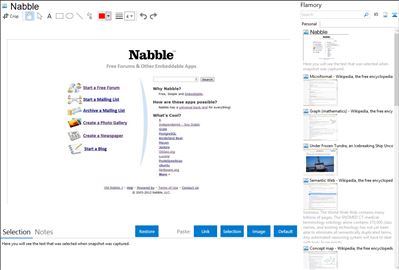 Nabble - Flamory bookmarks and screenshots