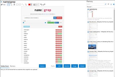 name|grep - Flamory bookmarks and screenshots