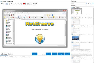NetGroove - Flamory bookmarks and screenshots