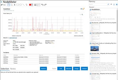 NodeMeter - Flamory bookmarks and screenshots