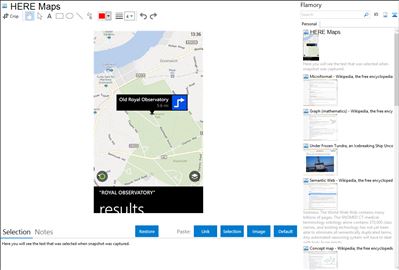 HERE Maps - Flamory bookmarks and screenshots