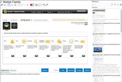 Norton Family - Flamory bookmarks and screenshots