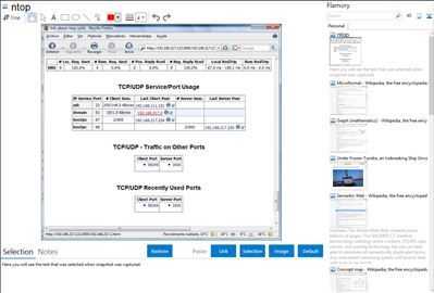 ntop - Flamory bookmarks and screenshots