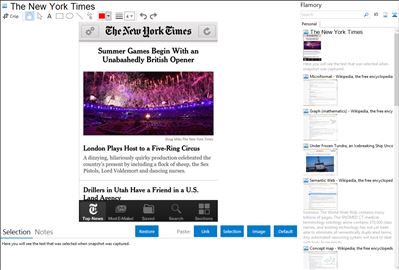 The New York Times - Flamory bookmarks and screenshots