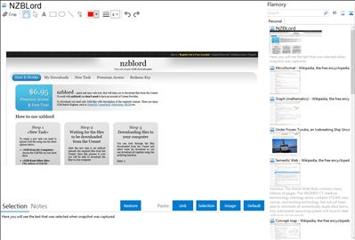 NZBLord - Flamory bookmarks and screenshots