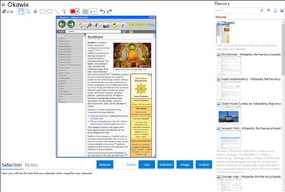 Okawix - Flamory bookmarks and screenshots