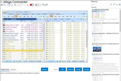 oMega Commander - Flamory bookmarks and screenshots