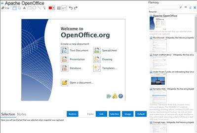 Apache OpenOffice - Flamory bookmarks and screenshots