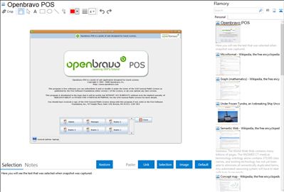 Openbravo POS - Flamory bookmarks and screenshots