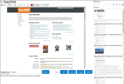 OpenDNS - Flamory bookmarks and screenshots