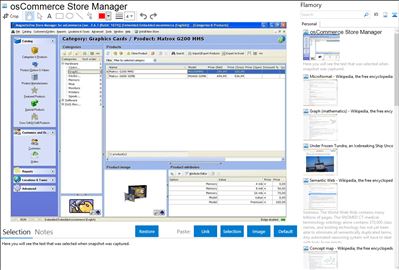 osCommerce Store Manager - Flamory bookmarks and screenshots