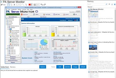 PA Server Monitor - Flamory bookmarks and screenshots